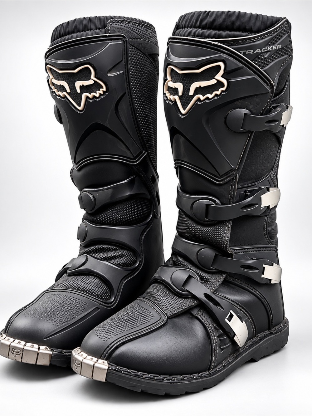 Fox Tracker Motocross Boots Black Off Road Riding Boots  Men’s Size 9